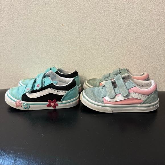 Vans Kids Sneakers – Teal and Pink shoes (Set of 2) - Picture 7 of 14